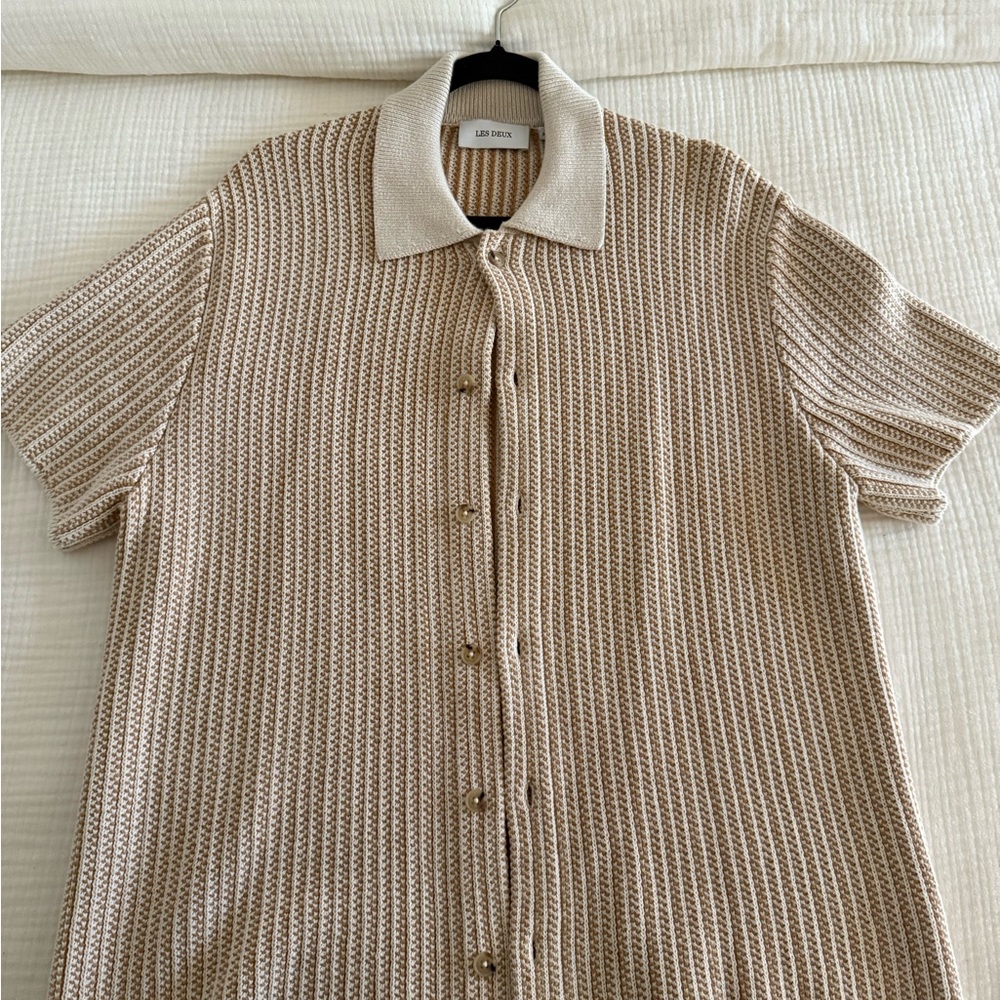 Les Duex Knit Short Sleeve Shirt - excellent condition